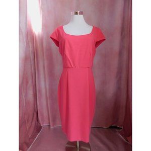 Victoria's Secret Sheath Dress Women's 12 Pink Capped Sleeve